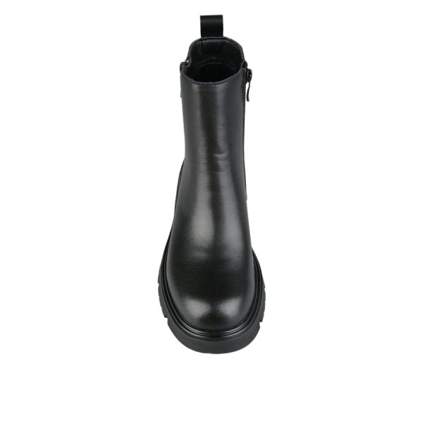lady's boots genuin leather black 0162662