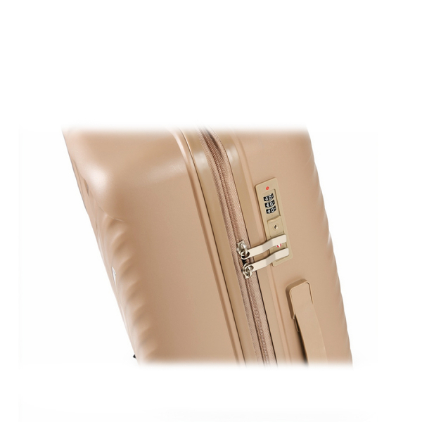 small suitcase polypropylene light brown 0161451