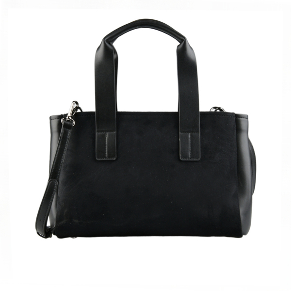 lady's bag synthetic leather/textile black 0163271