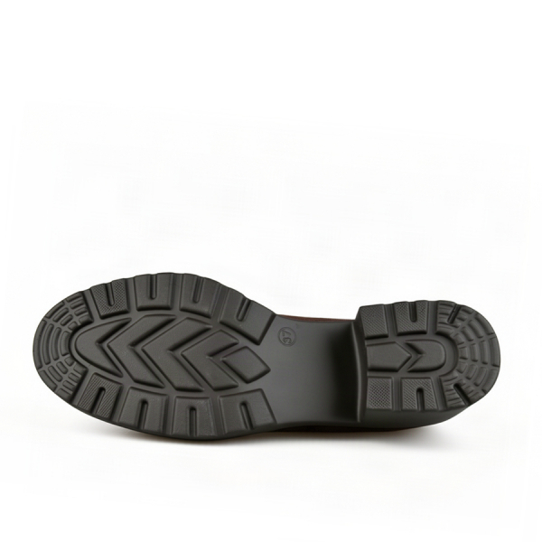 pantofi damă textil/piele ecologică maro 0162901