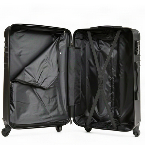 valiză mare Plastic ABS negru 0163686