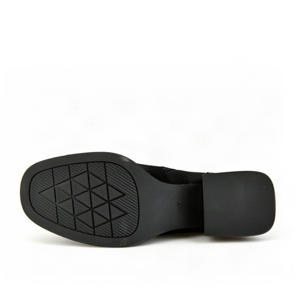 botine damă textil negru 0163399