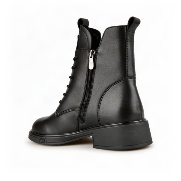 lady's boots genuin leather black 0162678
