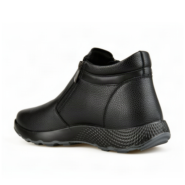 botine bărbați piele naturală negru 0162772