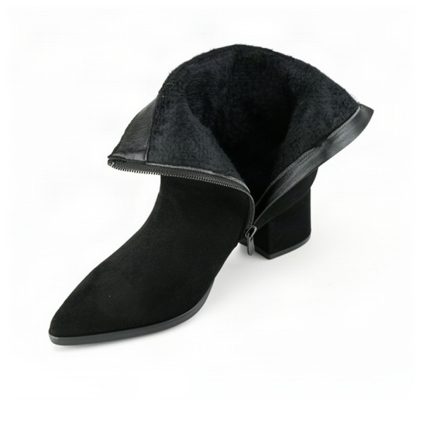 lady's boots textiles black 0162521