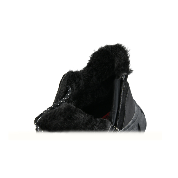 botine damă textil negru 0162640