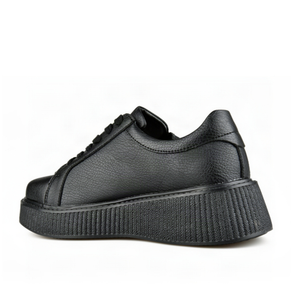 lady's shoes genuin leather black 0163188