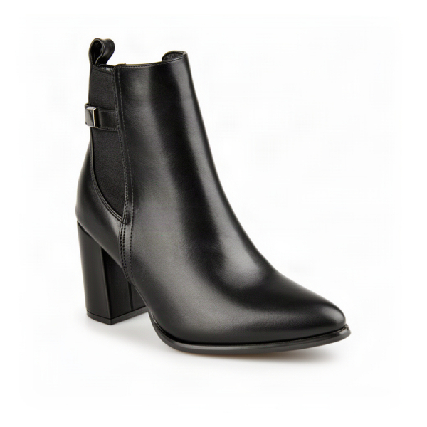 botine damă piele ecologică negru 0162838