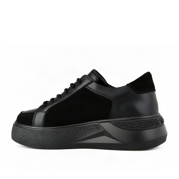 pantofi damă piele naturală negru 0163087