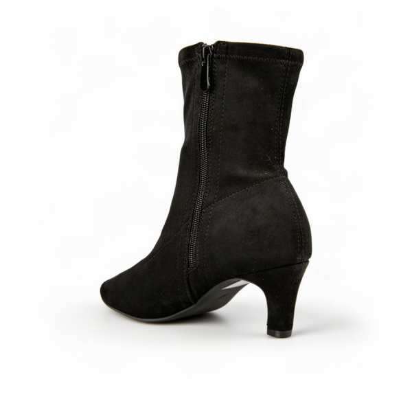 botine damă textil negru 0162824