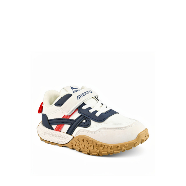 kids sneakers synthetic leather white/blue 0161816