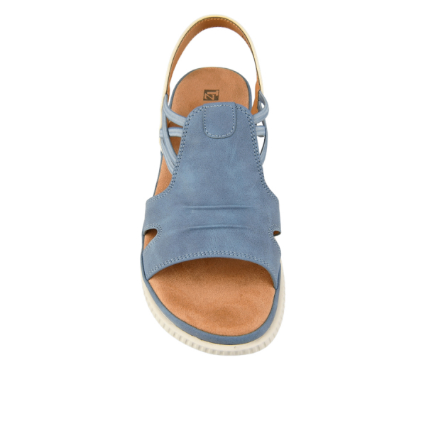 lady's sandals synthetic leather blue 0160688