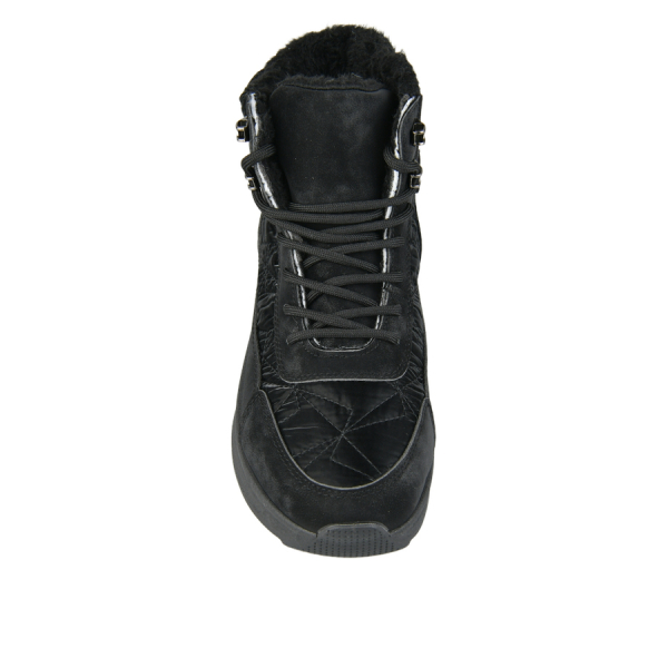 lady's boots eco leather/textile black 0162352