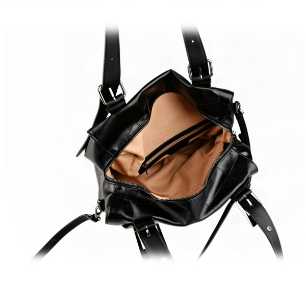 lady's bag synthetic leather black 0163291