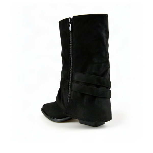 cizme damă textil negru 0162835