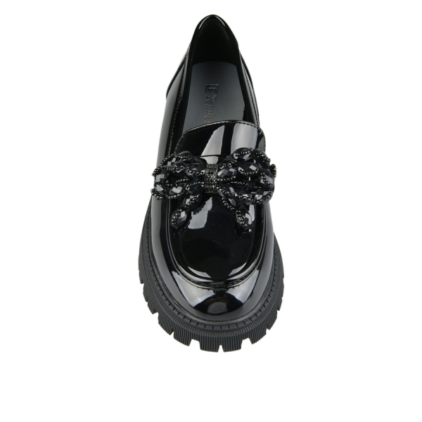 lady's shoes synthetic leather black 0163257