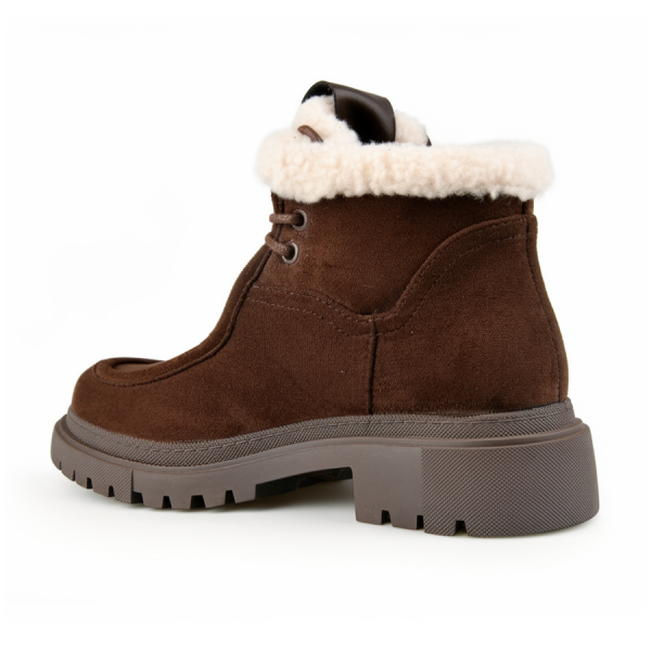 lady's boots textiles brown 0162779
