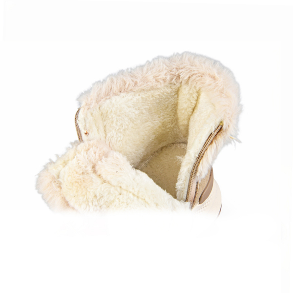 lady's boots eco leather/textile light brown 0162315