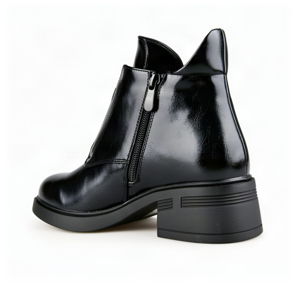 lady's boots synthetic leather black 0162807