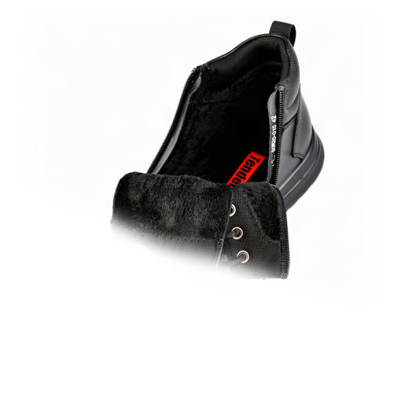 botine bărbați piele naturală negru 0162767