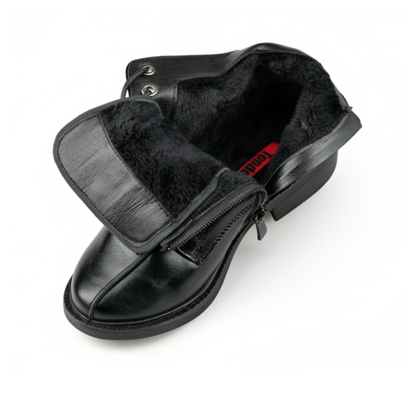 lady's boots synthetic leather black 0162820