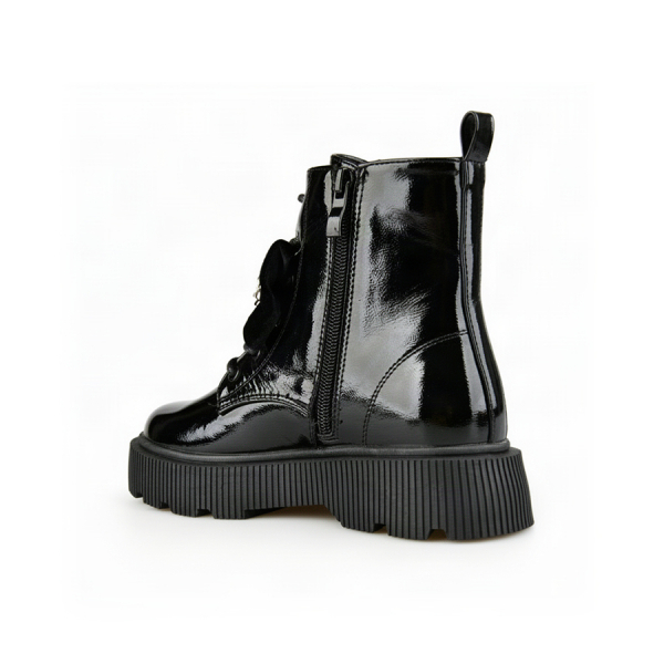 kids boots synthetic leather black 0162546