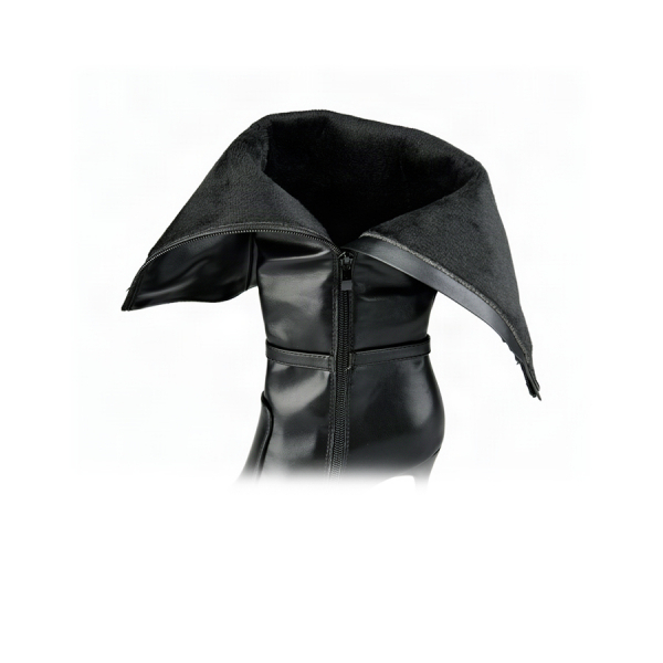 cizme damă piele ecologică negru 0163219