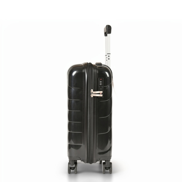 small suitcase polypropylene black 0161589