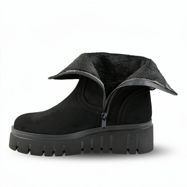 lady's boots textiles black 0162461