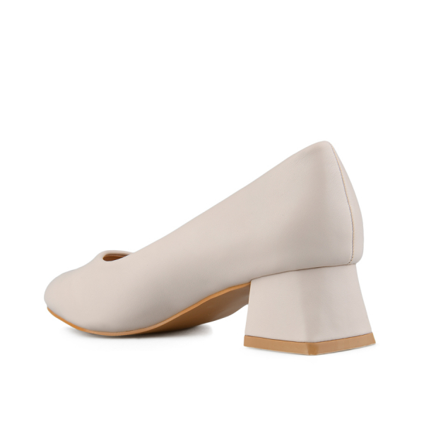 pantofi damă piele ecologică bej 0148977