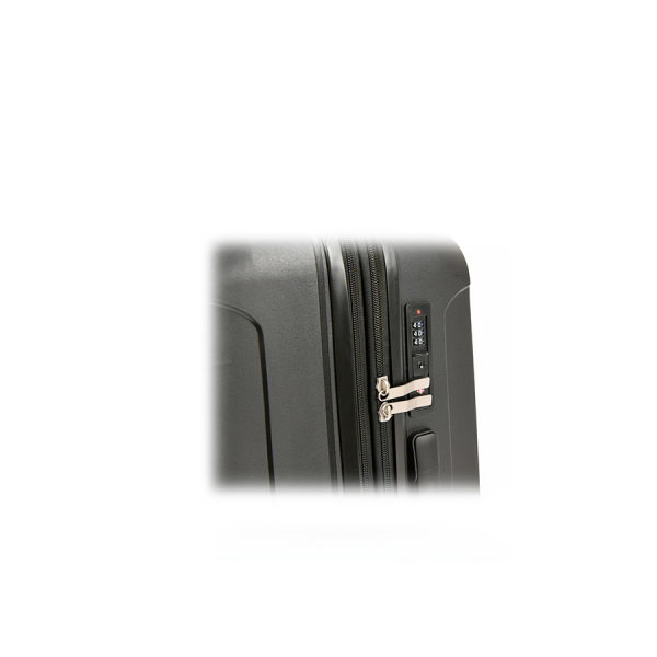 small suitcase polypropylene black 0161574