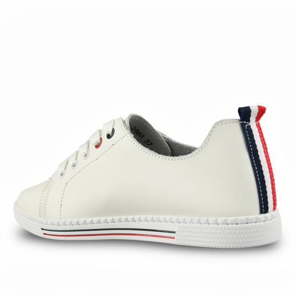 lady's shoes genuin leather white 0161990