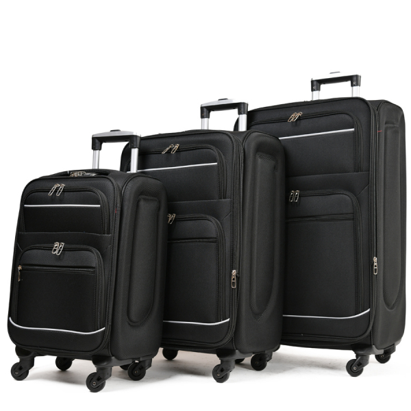 big suitcase textile black 0163725