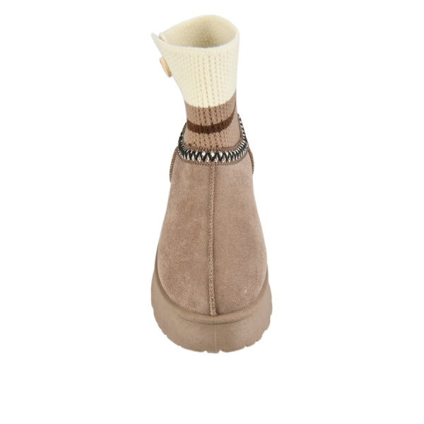 lady's boots textiles light brown 0162349