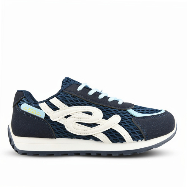 adidași damă piele ecologică/textil albastru