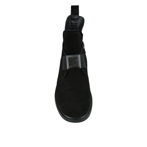 lady's boots genuin leather black 0162681