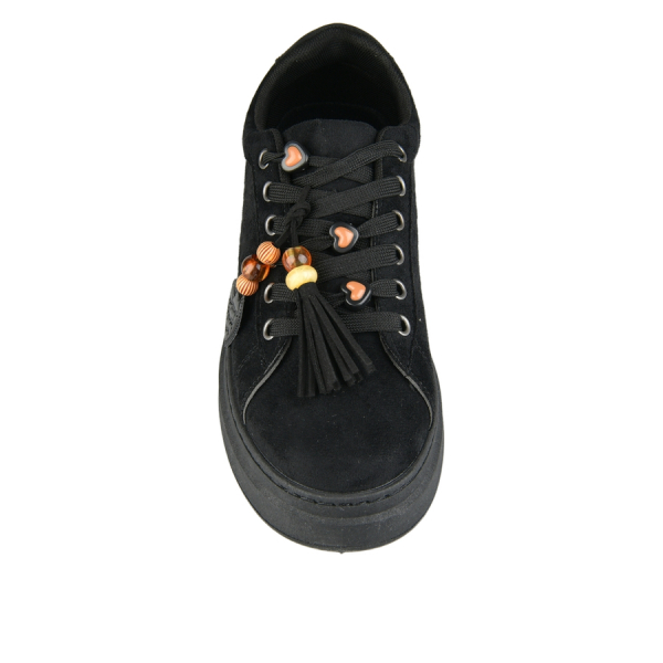 lady's shoes eco leather/textile black 0162577