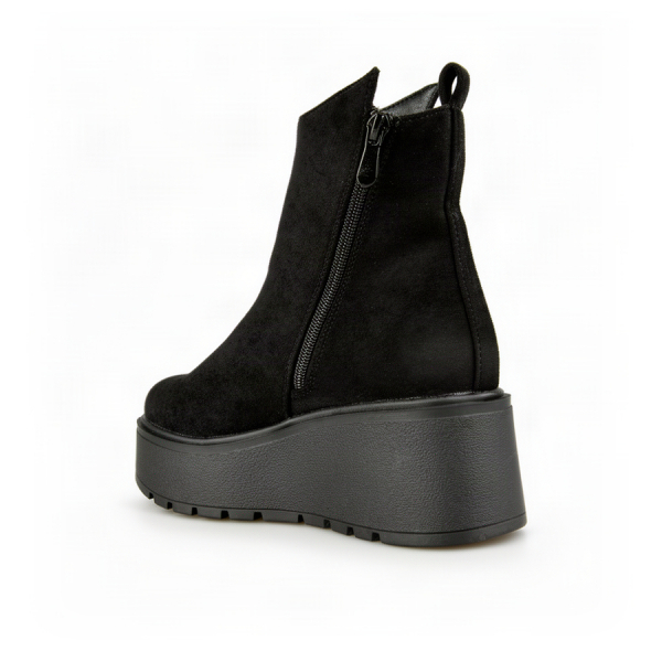 lady's boots textiles black 0162792