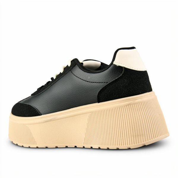 adidași damă piele ecologică negru 0163369