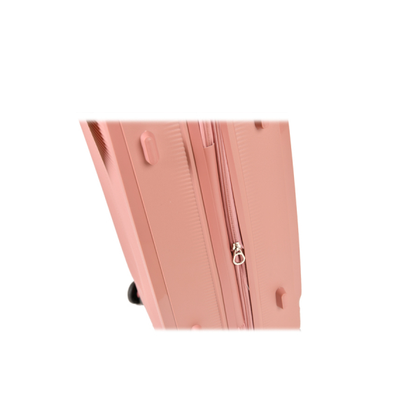 medium suitcase polypropylene pink 0161410