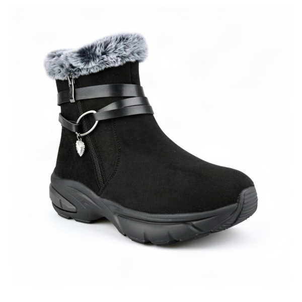 lady's boots textile/eco leather black 0162359