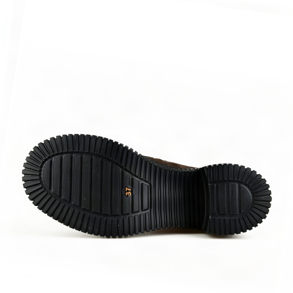 botine damă piele naturală maro 0163071