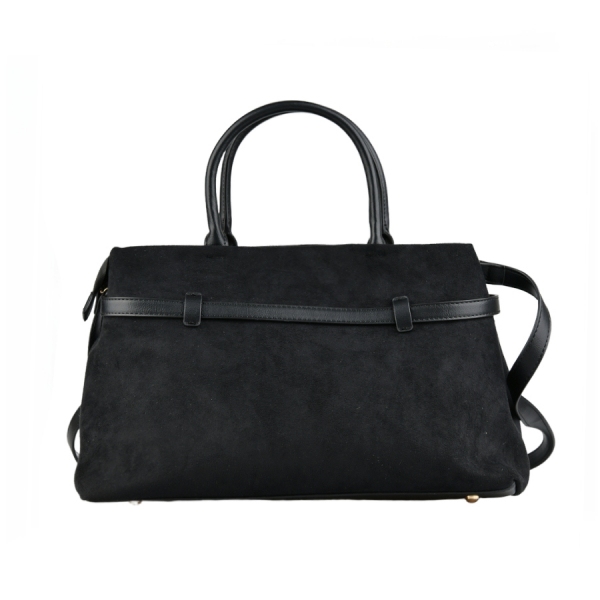 geantă damă textil/piele ecologică negru 0162408