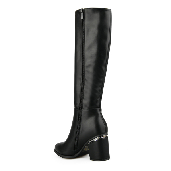 cizme damă piele ecologică negru 0162028