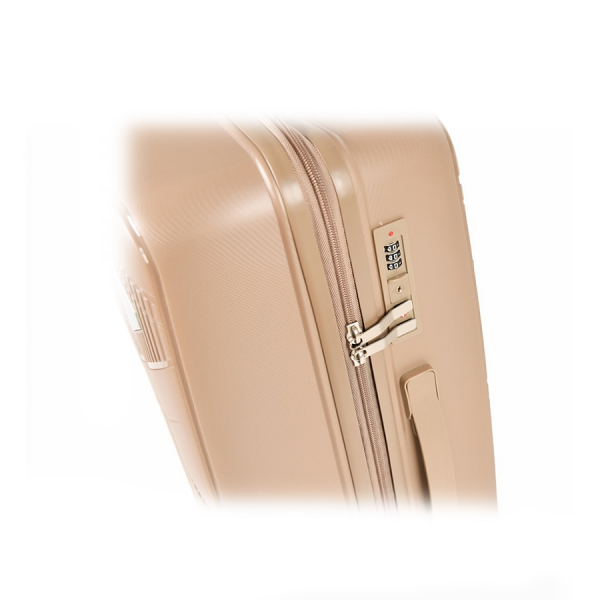 small suitcase polypropylene light brown 0161586