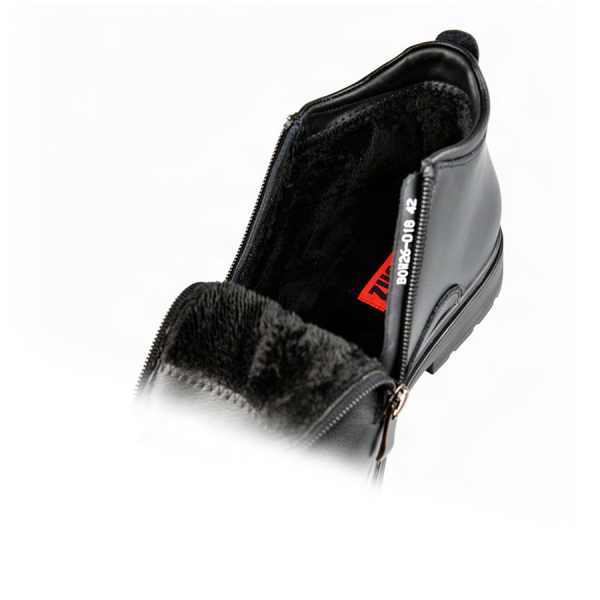 botine bărbați piele naturală negru 0162770