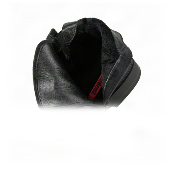 lady's boots genuin leather black 0162683