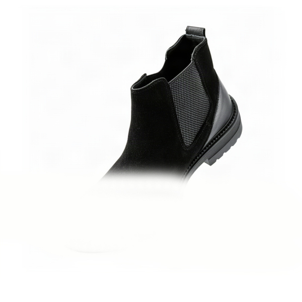 botine bărbați piele naturală negru 0164063