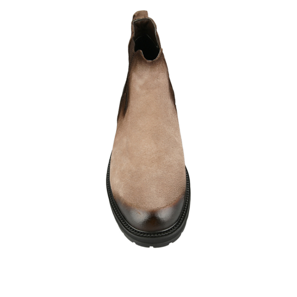 botine bărbați piele naturală maro deschis 0164062