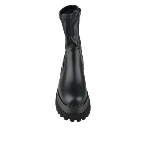 botine damă piele ecologică negru 0162516